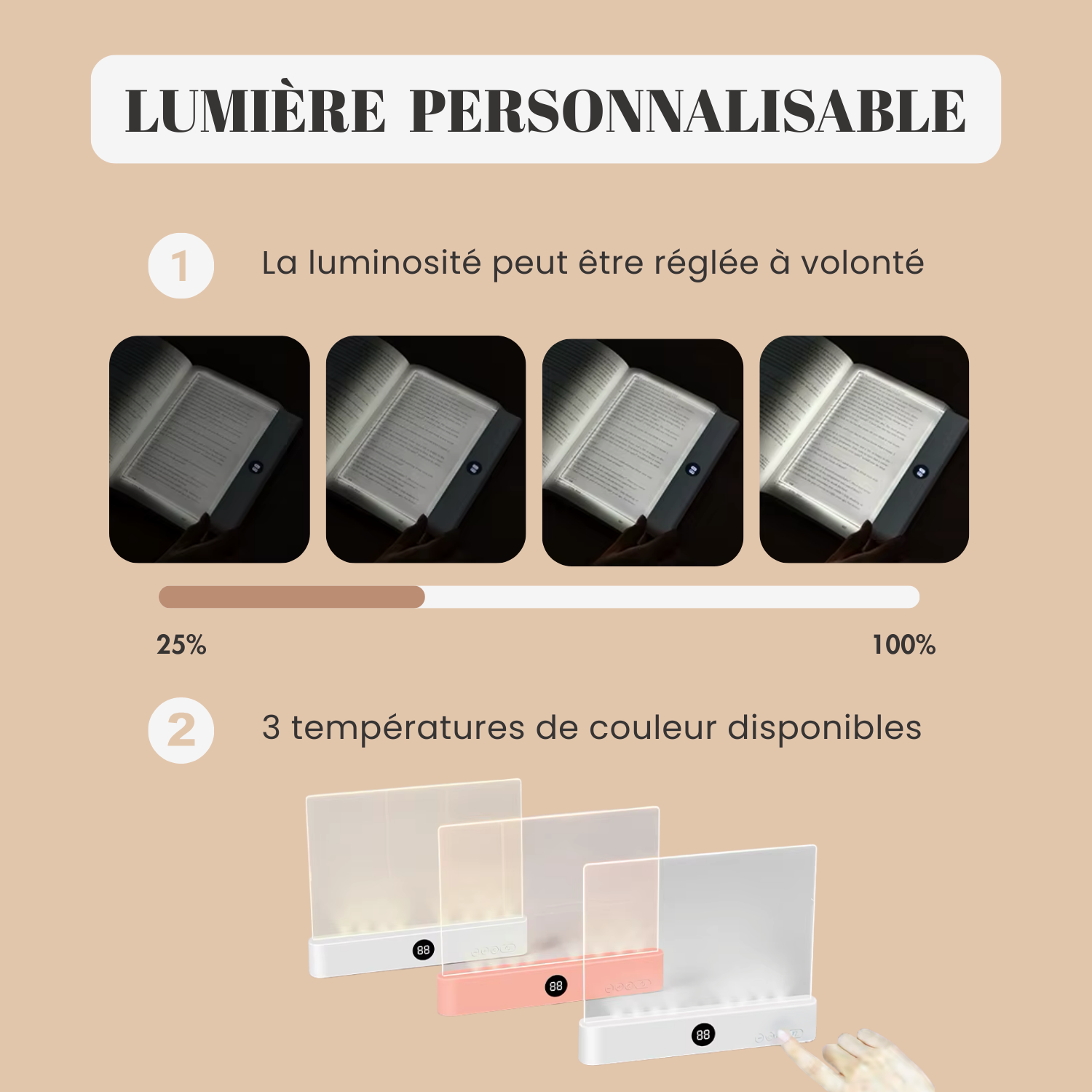 Elimune™ | Lampe de lecture douce